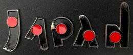 TELECOM - JAPAN - JAPON - 5 PIN'S - PIN -                        (ROSE) - Informática