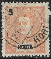 Horta – 1897 King Carlos 5 Réis Used Stamp - Horta