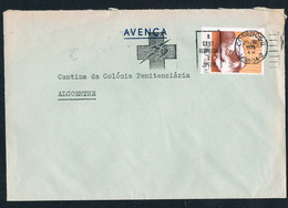 1976 - FDC - Portugal, Alcoentre Prison - Colony Penitentiary Canteen -  Avença - The Red Cross Is Young - FDC