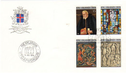 Iceland Island 1974 1100 Years Of Settling In Iceland (III)., MI 494-497 FDC  - - Covers & Documents