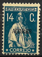 Azores – 1918 Ceres Type Mint 14 C. Stamp - Azores