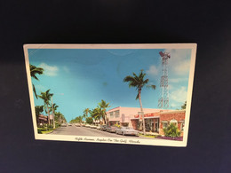 (OO 11) US Postcard Posted (Fifth Avenue - Naples In The Gulf - Florida) (1965) Posted To Canada - Naples