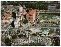(OO 12) Italy - Roma Arial View Of Italian Forum - Monuments