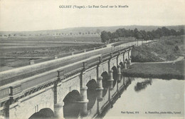 CPA FRANCE 88 " Golbey, Le Pont Canal Sur La Moselle" - Golbey