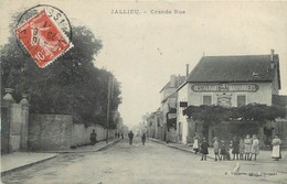 CPA FRANCE 38 " Jallieu, Grande Rue" - Jallieu