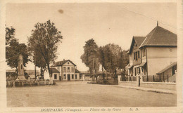 CPA FRANCE 88 " Dompaire, Place De La Gare" - Dompaire