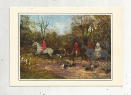 JC , Carte 4 Pages , Sports ,CHASSE A COURRE  , Vierge, 170 X 120 Mm , Frais Fr 1.65 E - Hunting