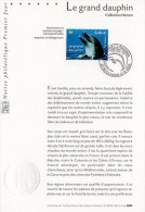 ✅ " LE GRAND DAUPHIN " Sur Notice Officielle 1er Jour De 2002 . N° YT 3486. Parfait état. FDC - Delfines