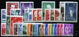 FRANCE STAMP TIMBRES ANNEE 1937 COMPLETE SAUF PEXIP: 34 TIMBRES NEUFS Xx TTB. - ....-1939