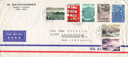JAPAN - AIR MAIL 1973 > LEONBERG/DE /QF74 - Storia Postale