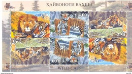 2016. Tajikistan, Wild Cats, S/s Perforated, Mint/** - Tajikistan