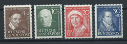 Allemagne - RFA N°29/32** (MNH) 1951 - Bienfaiteurs De L'humanité - Neufs