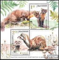 BULGARIA - 2021 - Europe-CEPT -  Fauna Protected Animals - Bl - Prochaine édition - Unused Stamps