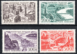 157.FRANCE.1949 LILLE,BORDEAUX,LYON,MARSEILLE #24-27,MNH - Autres & Non Classés