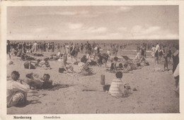 3728) NORDERNEY - Strandleben - Kinder Frauen Männer - Am Strand Und Im Wasser ALT !! 1932 - Norderney