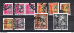 HONG-KONG:  1992  ELIZABETH  II°  -  LOT  10  USED  REP.  STAMPS  -  YV/TELL. 683//696 - Used Stamps