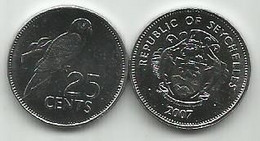 Seychelles 25 Cents 2007. High Grade - Seychelles