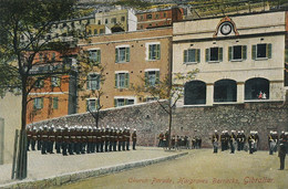 Gibraltar Church Parade  Hargraves Barracks Edit Benzaquen Hand Colored - Gibraltar