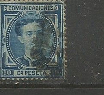 Spain - 1873 King Amadeus I 10c Used   SG 197  Sc 161 - Used Stamps