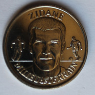 Pièce Collection Officielle Médailles 1999 Football équipe De France 98 Zinédine Zidane - Andere