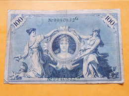 ALLEMAGNE 100 MARK 1908 CACHET VERT - 100 Mark