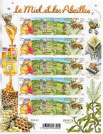 Nouvelle Caledonie.2013.planche Complète Le Miel Et Les Abeilles.n** - Unused Stamps