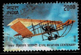 Indien 2012,Michel# 2648 O  Civil Aviation Centenary: Early Biplane - Used Stamps