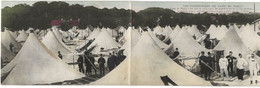 Mailly Le Camp : Carte Panoramique Double Format : Vue Panoramique Du Camp Militaire (Editeur E. Le Deley, Paris) - Mailly-le-Camp