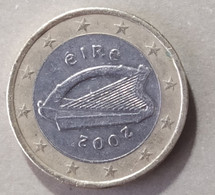 2002  - IRLANDA  - MONETA IN EURO - DEL VALORE DI 2,00  EURO - USATA - Ireland
