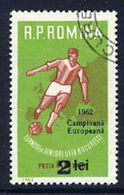 ROMANIA 1962 European Youth Football Win Used.  Michel 2095 - Gebraucht