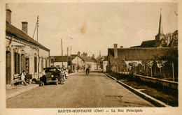 Ste Montaine * Débit De Tabac Tabacs , La Rue Principale * Automobile Ancienne - Autres & Non Classés