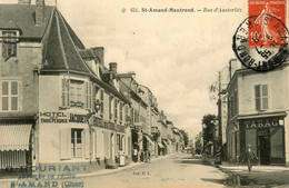 St Amand Montrond * Débit De Tabac Tabacs , Rue D'austerlitz * Hôtel Des Trois Perdrix JACQUET * Cachet G. BOURIANT - Saint-Amand-Montrond