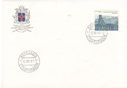 Iceland Island 1977 50 Years Of The Icelandic Tourist Association MI 527 FDC - Storia Postale