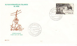 Iceland Island 1978  50 Years Icelandic Lifesaving Society (SVFI), Rescue  English Fishing Cutter "Dhoon", MI 536 FDC - Cartas & Documentos