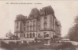 72 - Montfort-le-Gesnois ( Montfort-le-Rotrou)  - Le Château - Montfort Le Gesnois