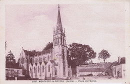 72 - Montfort-le-Gesnois (Montfort-le-Rotrou)  - Place De L'Eglise - Montfort Le Gesnois