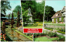 CPSM Angleterre Sheffield The Parks Multivues, 1975 - Sheffield