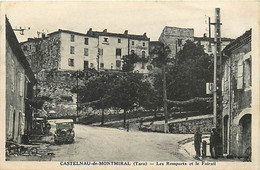 Ref 389- Tarn - Castelnau De Montmirail - Les Remparts Et Le Foirail  - - Castelnau De Montmirail