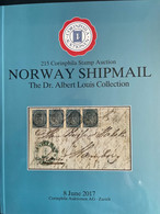 Catalogue Corinphila Auktionen. 215 NORWAY SHIPMAIL The Dr. Albert Louis Collection - Catalogues For Auction Houses