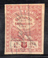 APR1923 - BELGIO BELGIE , Fiscale Taxen Quittance Usato - Otros & Sin Clasificación