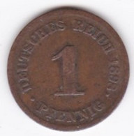 1 Pfennig 1898 D MUNICH  , Wilhelm II, En Cuivre , KM# 10 - 1 Pfennig