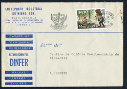 1971 - FDC - Portugal, Lisbon To Alcoentre Prison - Alcoentre Penitentiary Canteen - FDC