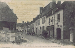 72 - Montfort-le-Gesnois (Montfort-le-Rotrou)  - La Grande Rue - Un Coin Des Vieilles Halles - Montfort Le Gesnois
