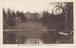 72 - Montfort-le-Gesnois (Montfort-le-Rotrou)  - Le Château Et Le Lac - Montfort Le Gesnois