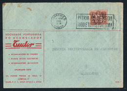 1961 - FDC - Portugal, Benavente To Alcoentre Prison - FDC