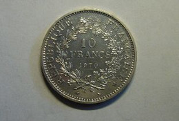 10F Hercule 1970 - Argent - K. 10 Francos