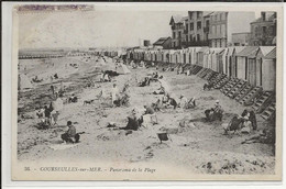 14- COURSEULLES SUR  MER --Panorama De La Plage - Courseulles-sur-Mer