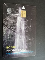 ST VINCENT & GRENADINES CHIPCARD   $10,- FALLS OF BALEINE     Fine Used Card  ** 5314** - St. Vincent & Die Grenadinen