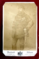 Général H. De Cadoudal. Photo Albuminée, Dédicacée. Portrait E. Appert. - Oorlog, Militair