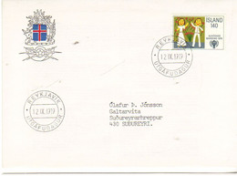 Iceland Island 1979  International Year Of The Child. MI 543 FDC - Briefe U. Dokumente